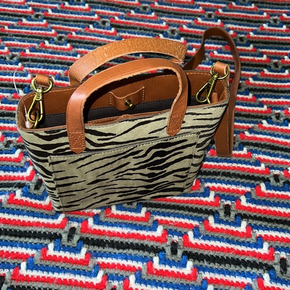 Madewell zebra calf hair small crossbody - Picture 9 of 16
